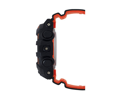 Casio G-Shock Front Button Analog-Digital Black/Orange Men's Watch GA700BR-1A