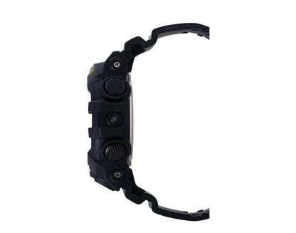 Casio G-Shock Digi Camo Front Button Analog-Digital Resin Black/Lime Watch GA700DC-1A