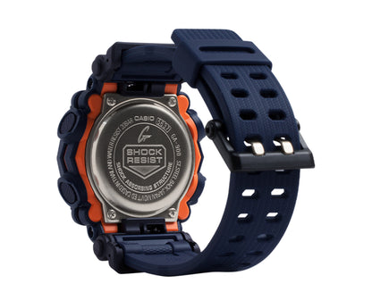Casio G-Shock GA900 Analog Digital Resin Navy/Orange Watch GA900-2A