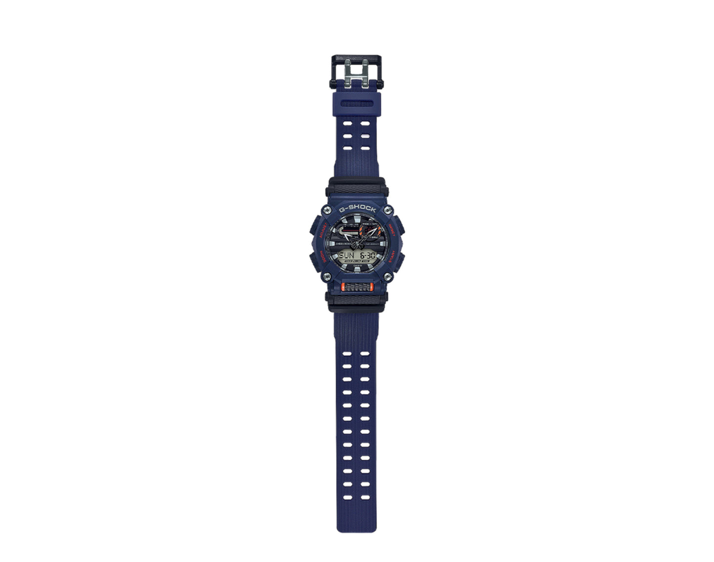 Casio G-Shock GA900 Analog Digital Resin Navy/Orange Watch GA900-2A