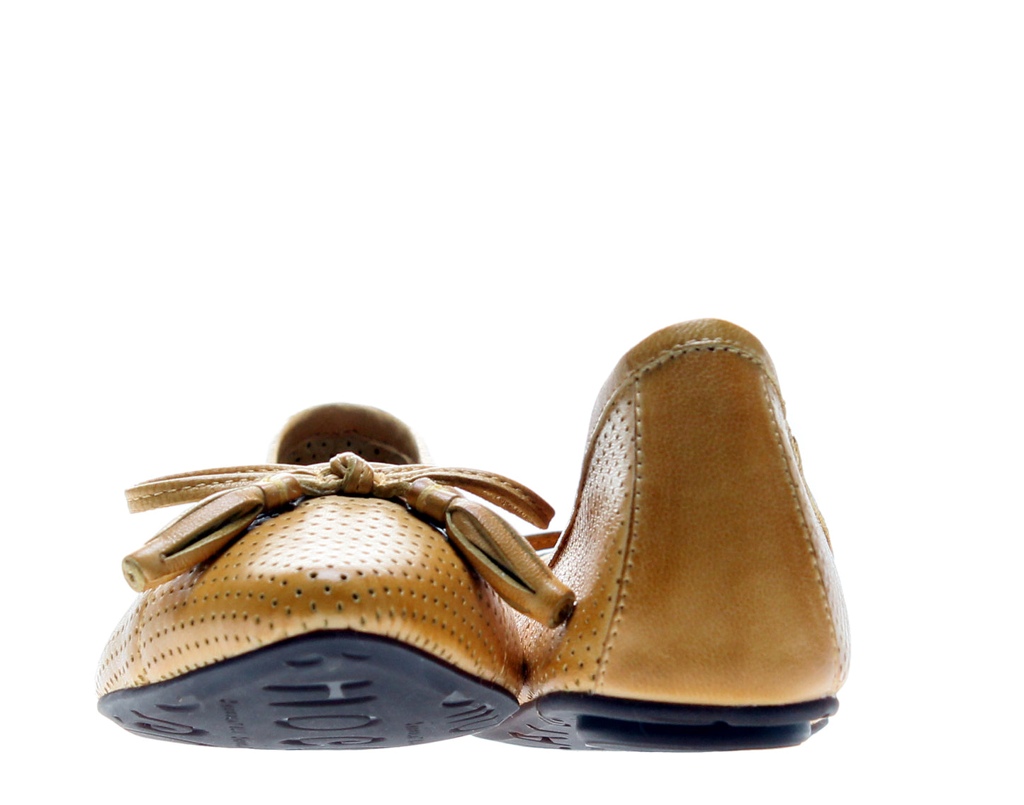 Chocolat Blu Gabriella Moccasin Flat Mustard Leather Women's Shoes