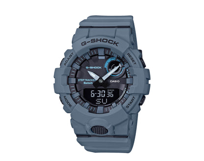 Casio G-Shock Analog-Digital Step Tracker Resin BlueGrey Men's Watch GBA800UC-2A