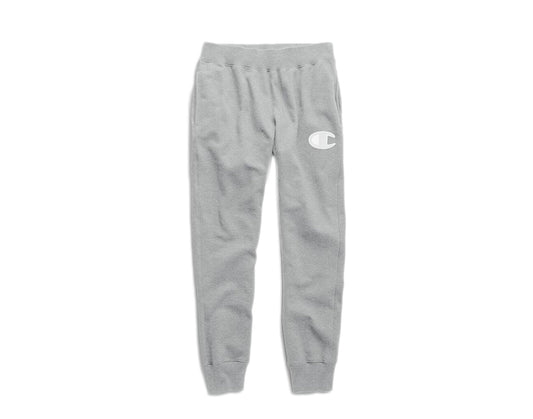 Champion C-Life Reverse Weave M&L C Logo Grey Men's Jogger Pants GF01-Y07697-1IC