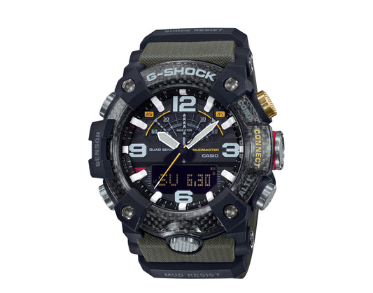 Casio G-Shock GGB100 MudMaster Analog-Digital Olive Men's Watch GGB100-1A3