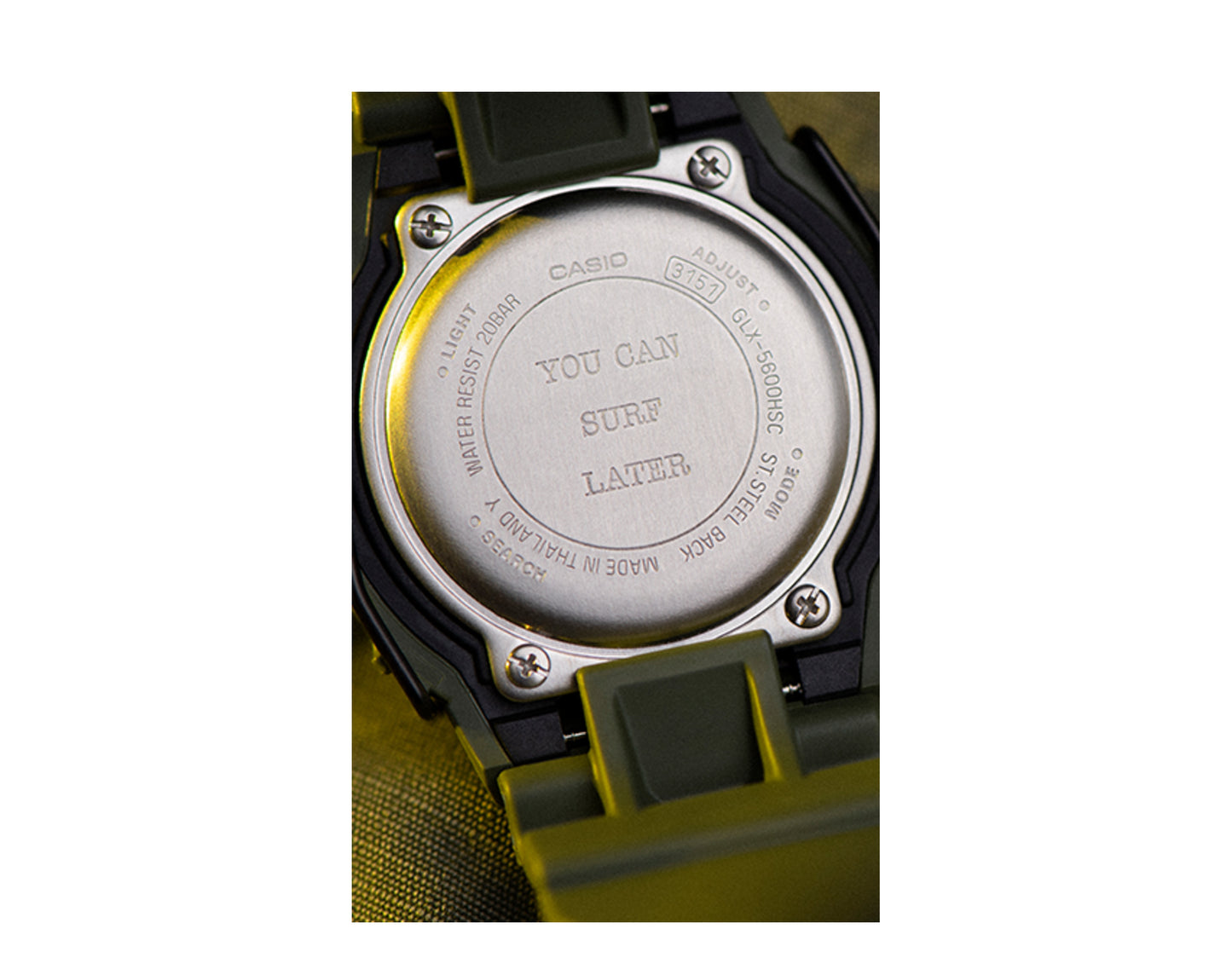 Casio G-Shock GLX5600 Herschel LE Army Green Digital Men's Watch GLX5600HSC-3