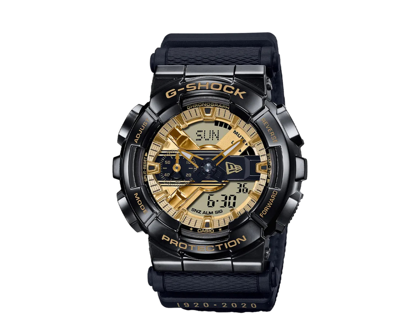 Casio G-Shock GM110 New Era x G-Shock Analog Digital Metal-Resin Watch GM110NE-1A