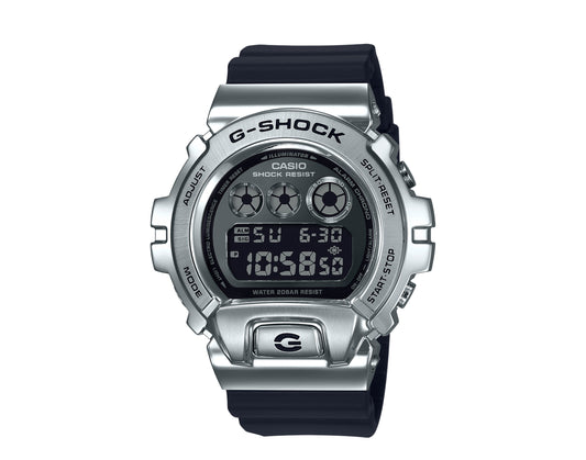 Casio G-Shock GM6900 25th Anniversary Digital Metal Resin Silver Watch GM6900-1