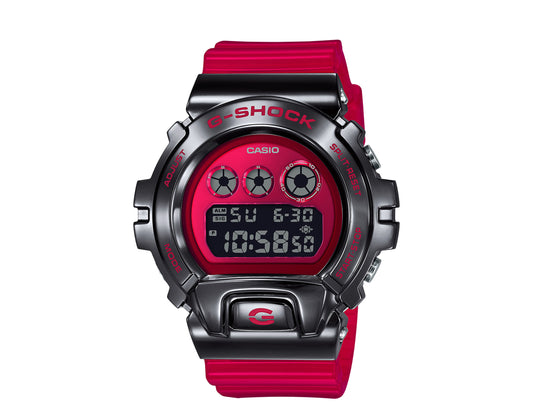 Casio G-Shock GM6900 25th Anniversary Digital Metal Resin Red Watch GM6900B-4
