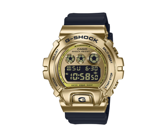 Casio G-Shock GM6900 25th Anniversary Digital Metal Resin Gold Watch GM6900G-9