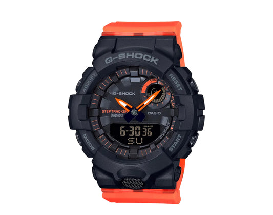 Casio G-Shock GMAB800 Analog-Digital Step Tracker Black/Orange Women's Watch GMAB800SC-1A4