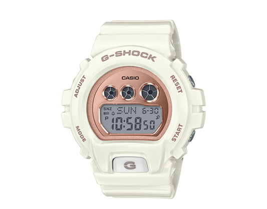 Casio G-Shock S Series Digital Resin Cream/Rose Gold Women's Watch GMDS6900MC-7