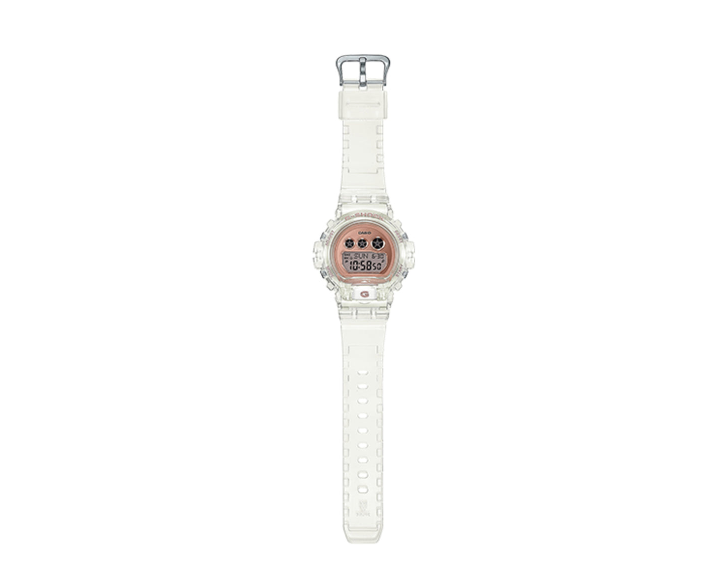 Casio G-Shock GMDS6900 Metallic Digital Skeleton Resin Clear Watch GMDS6900SR-7