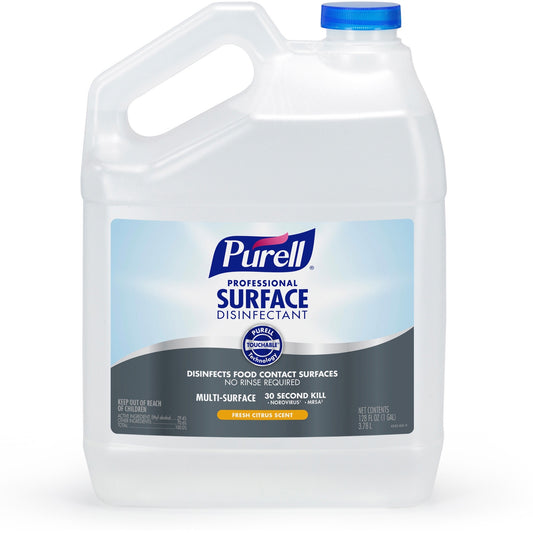 Purell Professional Surface Disinfectant Fresh Citrus 1 Gallon Bottle (4 Pack) 4342-04