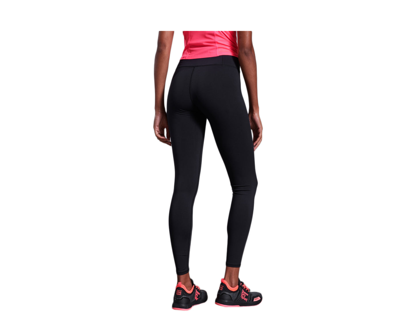 Superdry Core Essential Black/Pink Women's Leggings GS30030AR-BLCK