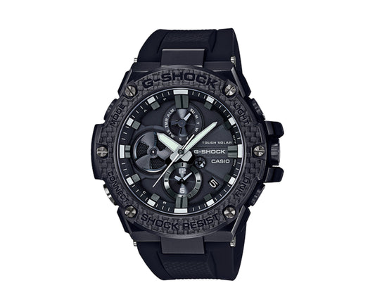 Casio G-Shock GSTB100 G-STEEL Analog Chrono Black Men's Watch GSTB100X-1A