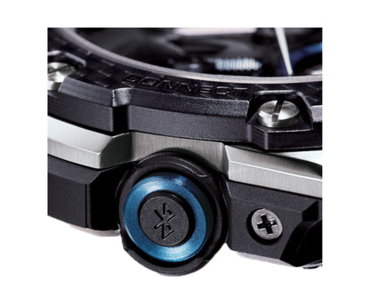 Casio G-Shock GSTB100 G-STEEL Analog Chrono Black/Blue Men's Watch GSTB100XA-1A