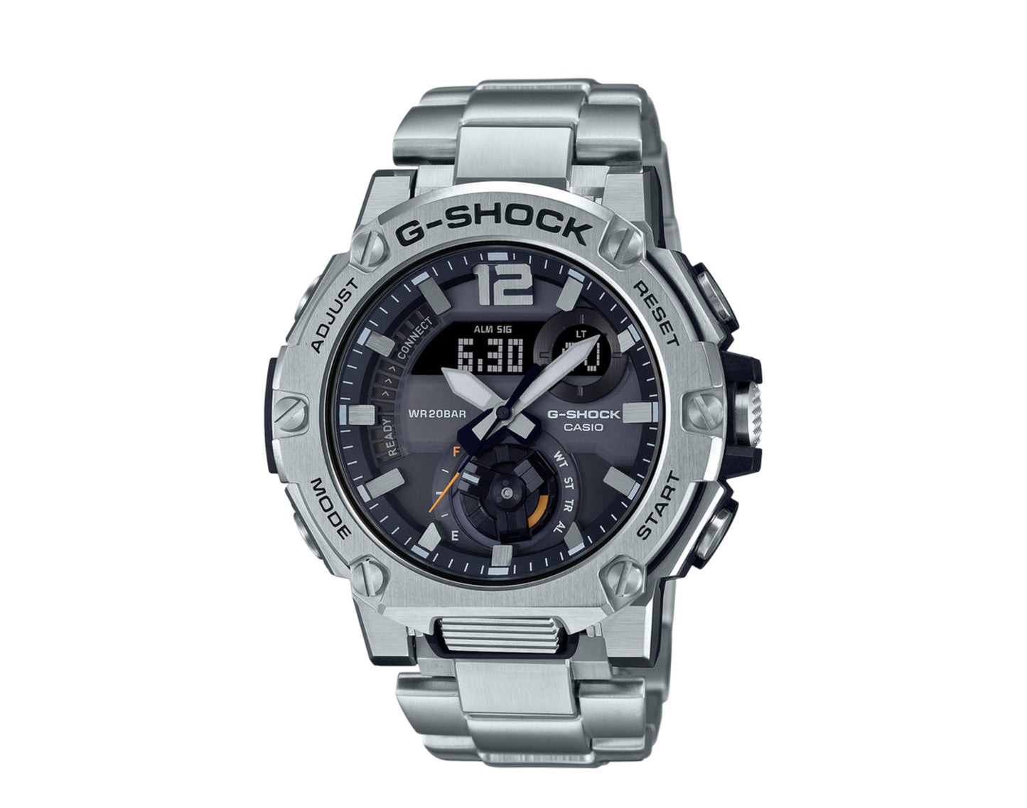 Casio G-Shock GSTB300E G-STEEL Analog-Digital Chrono Steel Watch GSTB300E-5A