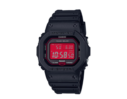 Casio G-Shock GWB5600 Solar Digital Resin Black/Red Men's Watch GWB5600AR-1