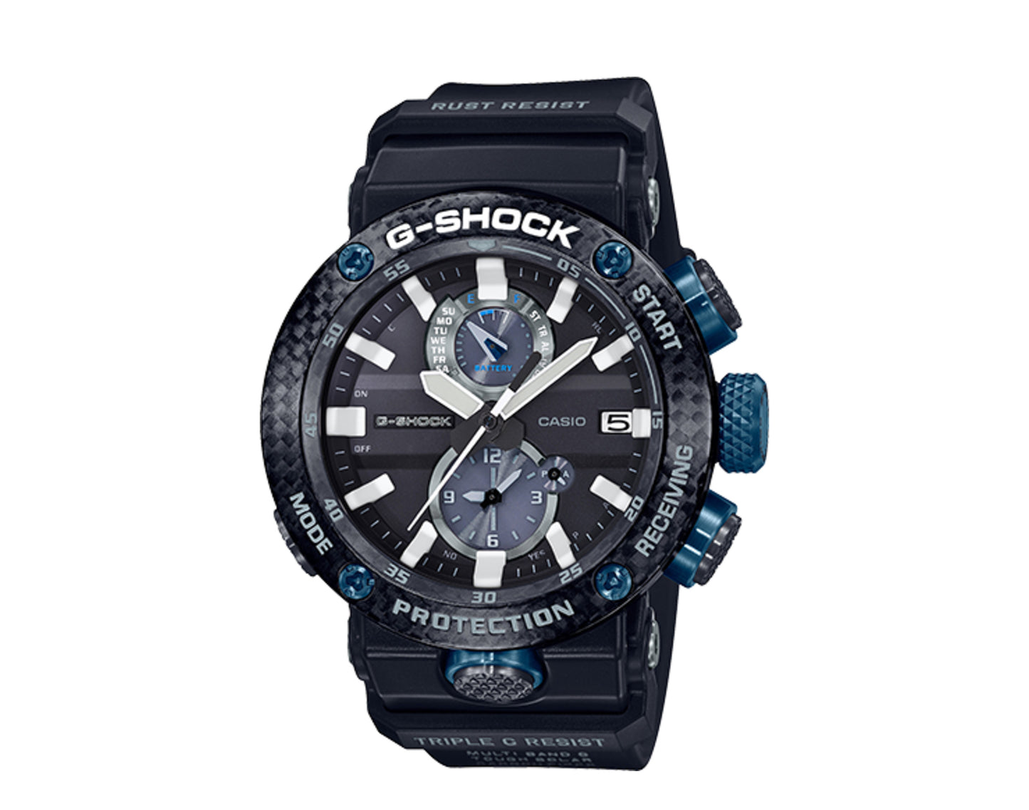 Casio G-Shock GWRB1000 Gravity Master Analog Black/Blue Men's Watch GWRB1000-1A1