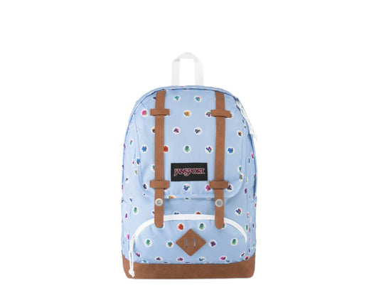 Jansport Baughman Fleur De Dot Print/Baby Blue Backpack JS00T44A5T8