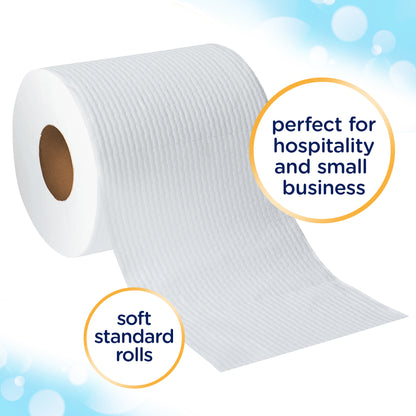 Cottonelle Clean Care Standard Toilet Tissue Paper 1 Ply 170 Sheets White (12 Rolls) 12456 PACK