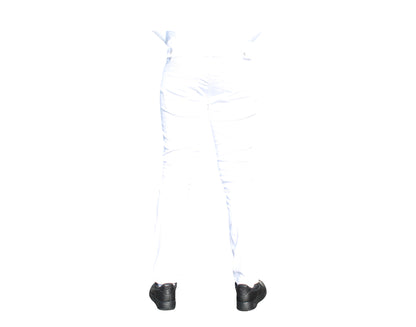 Kilogram Denim Motor Biker Pure White Men's Jeans KG2762-PWHT