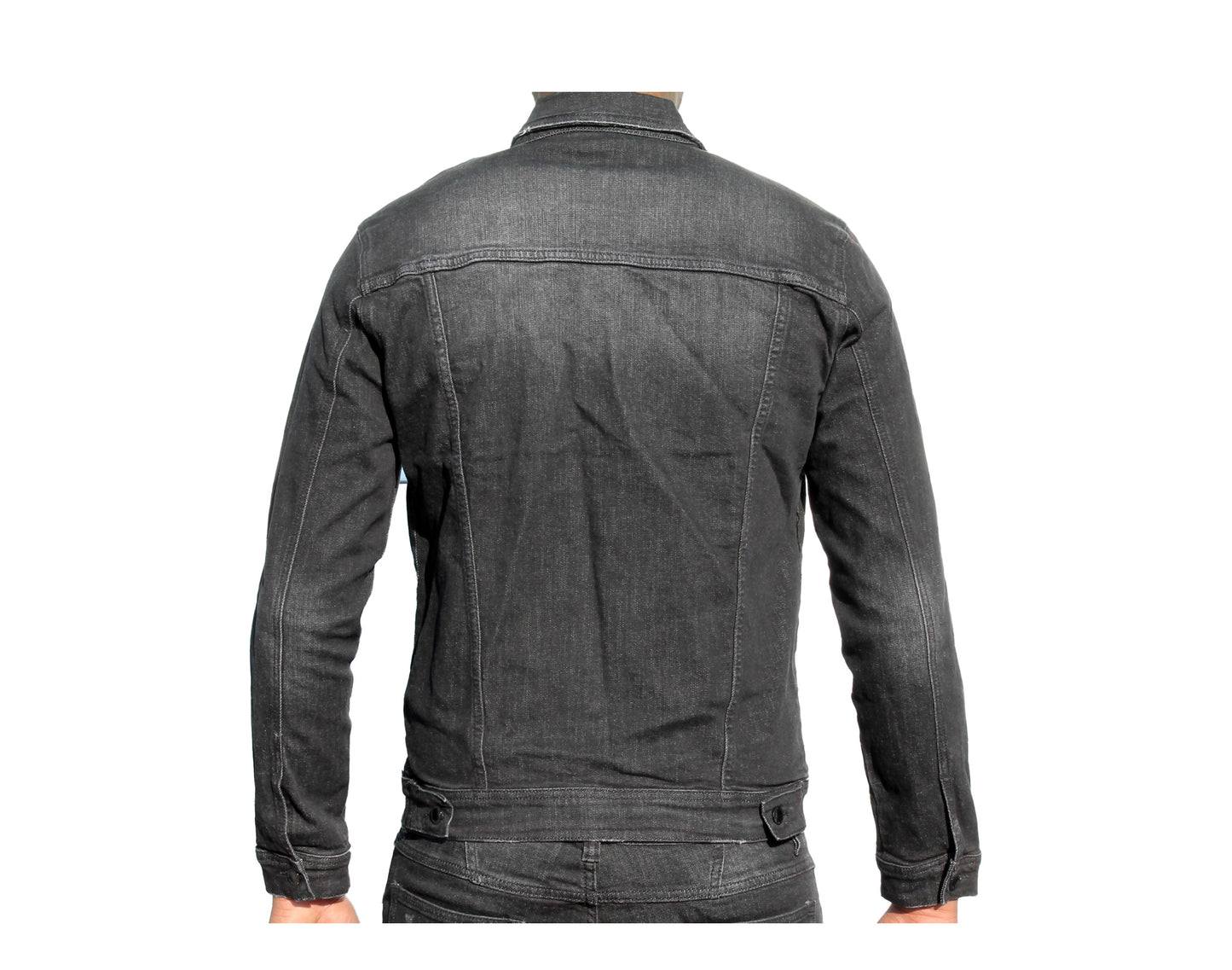 Kilogram Denim Classic Black Wash Men's Jeans Jacket KG7909-BKWS