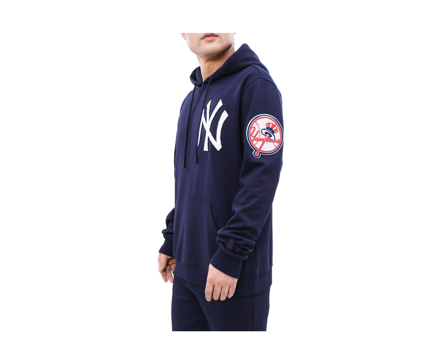 Pro Standard MLB New York Yankees Logo Navy Pullover Hoodie LNY531152-MDNVY