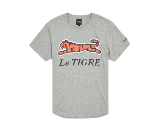 Le Tigre Classic Logo Grey Men's T-Shirt LT449-GRY