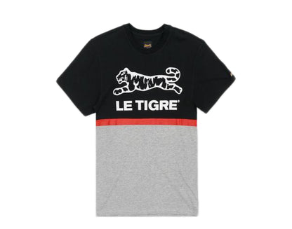 Le Tigre Borderline Red/Black/Grey Men's T-Shirt LT508-RED