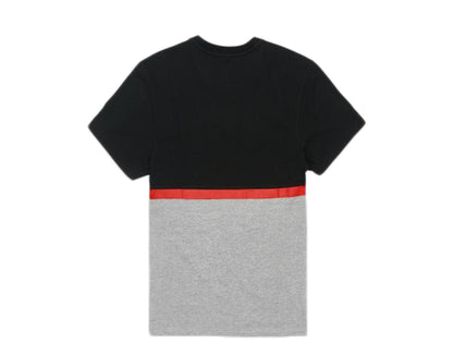 Le Tigre Borderline Red/Black/Grey Men's T-Shirt LT508-RED