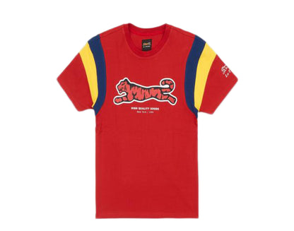 Le Tigre Booster Red/Navy/Yellow Men's T-Shirt LT531-RED
