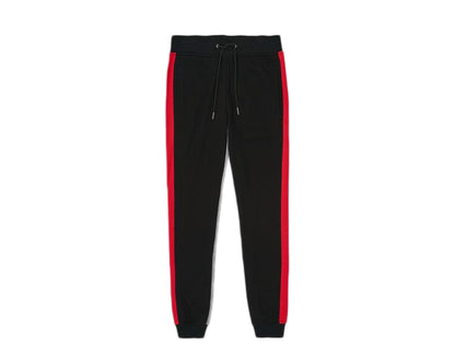 Le Tigre Retro Logo Jogger Red/Black/Grey Men's Sweatpants LT558-RED