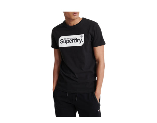 Superdry Core Logo Tag Black Men's T-Shirt M1010049A-BLCK