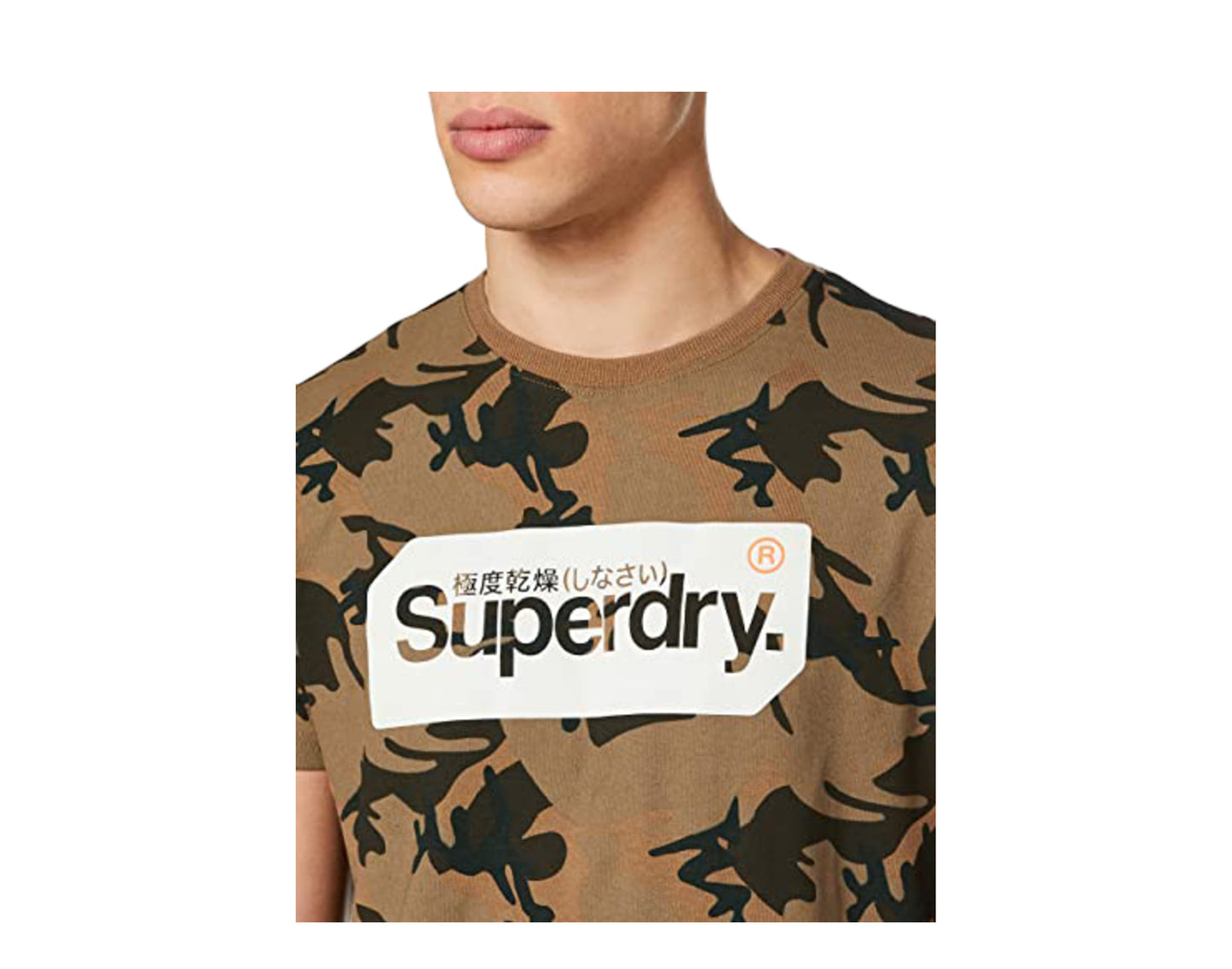 Superdry Core Logo Tag Camo AOP Army Camo Men's T-Shirt M1010083A-ARMY