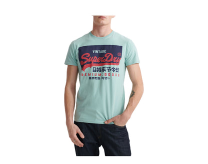 Superdry Organic Cotton Vintage Logo Fresh Mint T-Shirt M1010099A-FMIN