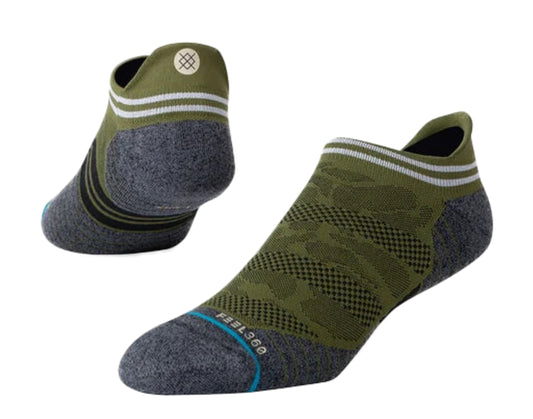 Stance Feel 360 - Athletic Hostile Tab Olive Green Ankle Socks M248A20HOS-GRN