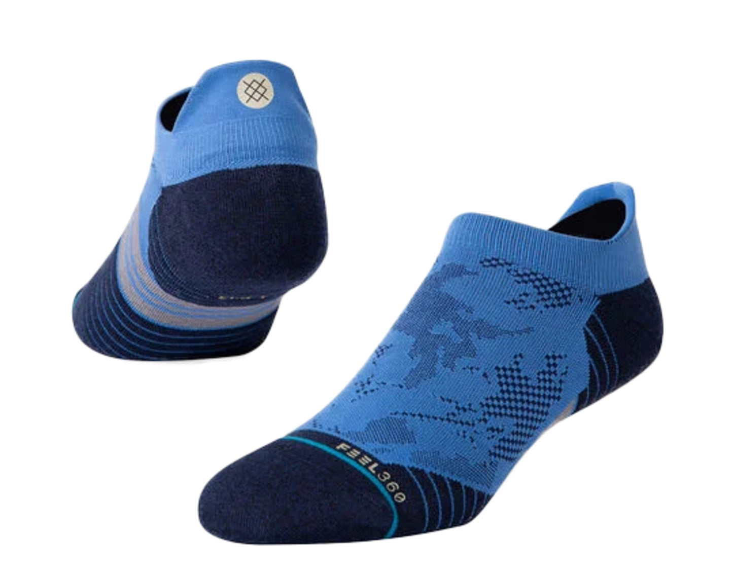 Stance Feel 360 - Athletic Shatter Tab Blue Ankle Socks M248A20SHA-BLU