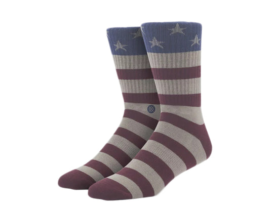 Stance The Fourth American Flag July 4th Red Socks M310BTHE-RED