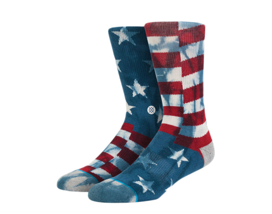 Stance Classic Banner July 4th Navy/Red/White Socks M311B14BAN-NVY
