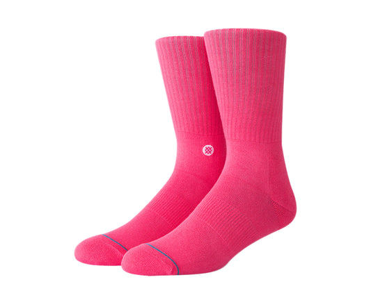 Stance Icon Classic Crew Neon Pink Socks M311D14ICO-NOP