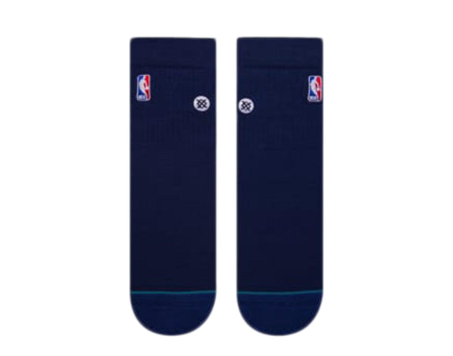 Stance Casual NBA Logoman QTR Navy Blue Ankle Socks M356D17LOG-NVY