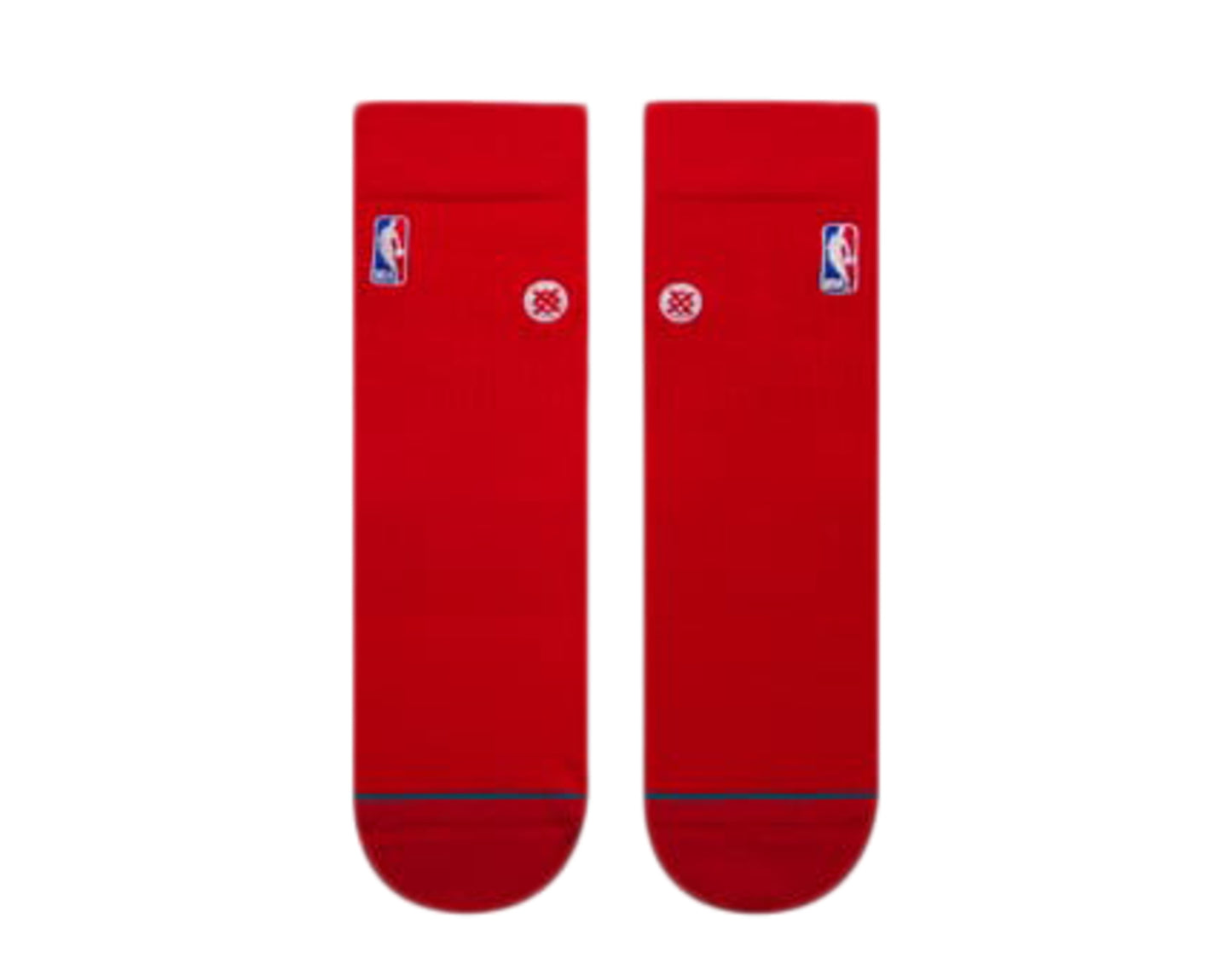 Stance Casual NBA Logoman QTR Red Ankle Socks M356D17LOG-RED