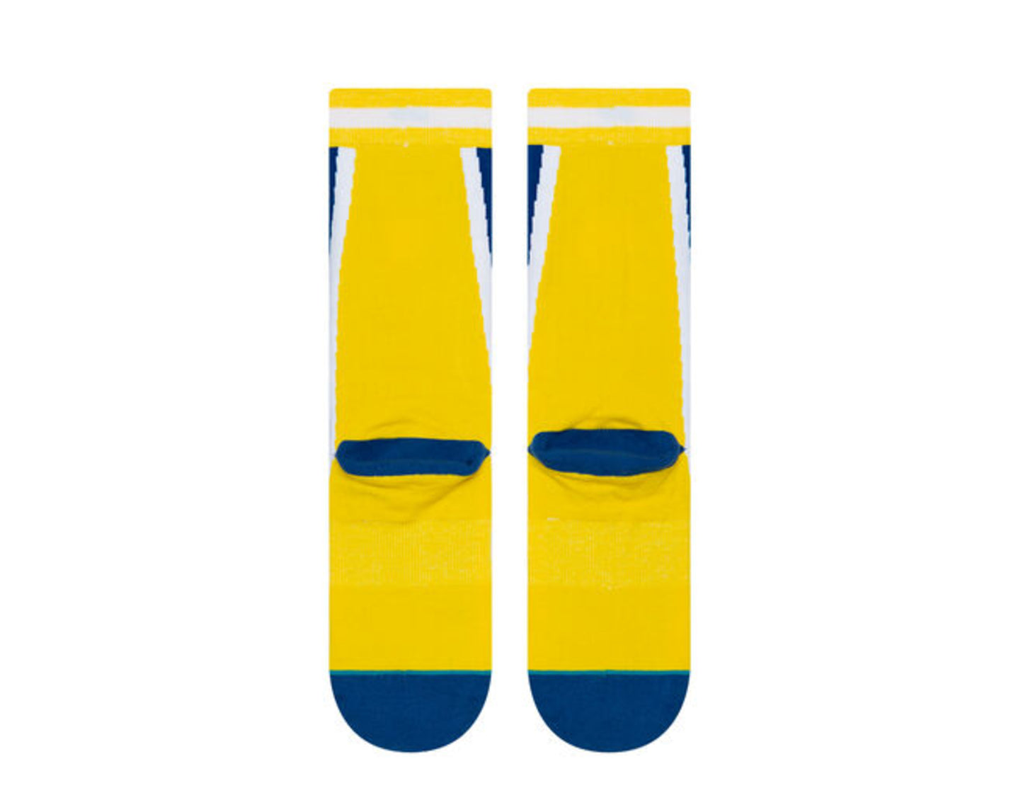 Stance Casual NBA GS Warriors HWC Warmup Yellow/Blue Crew Socks M545B19GSW-YEL
