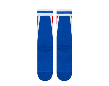 Stance Casual NBA Phila 76ers HWC Warmup Blue/red Crew Socks M545B19SIX-BLU