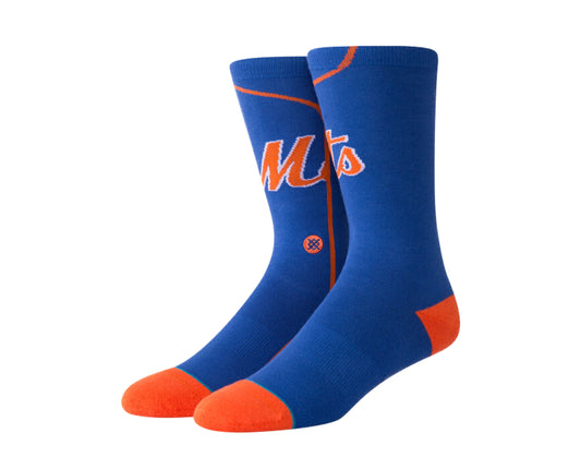 Stance MLB Stadium New York Mets ALT Jersey Royal Crew Socks M545C18MEA-BLU