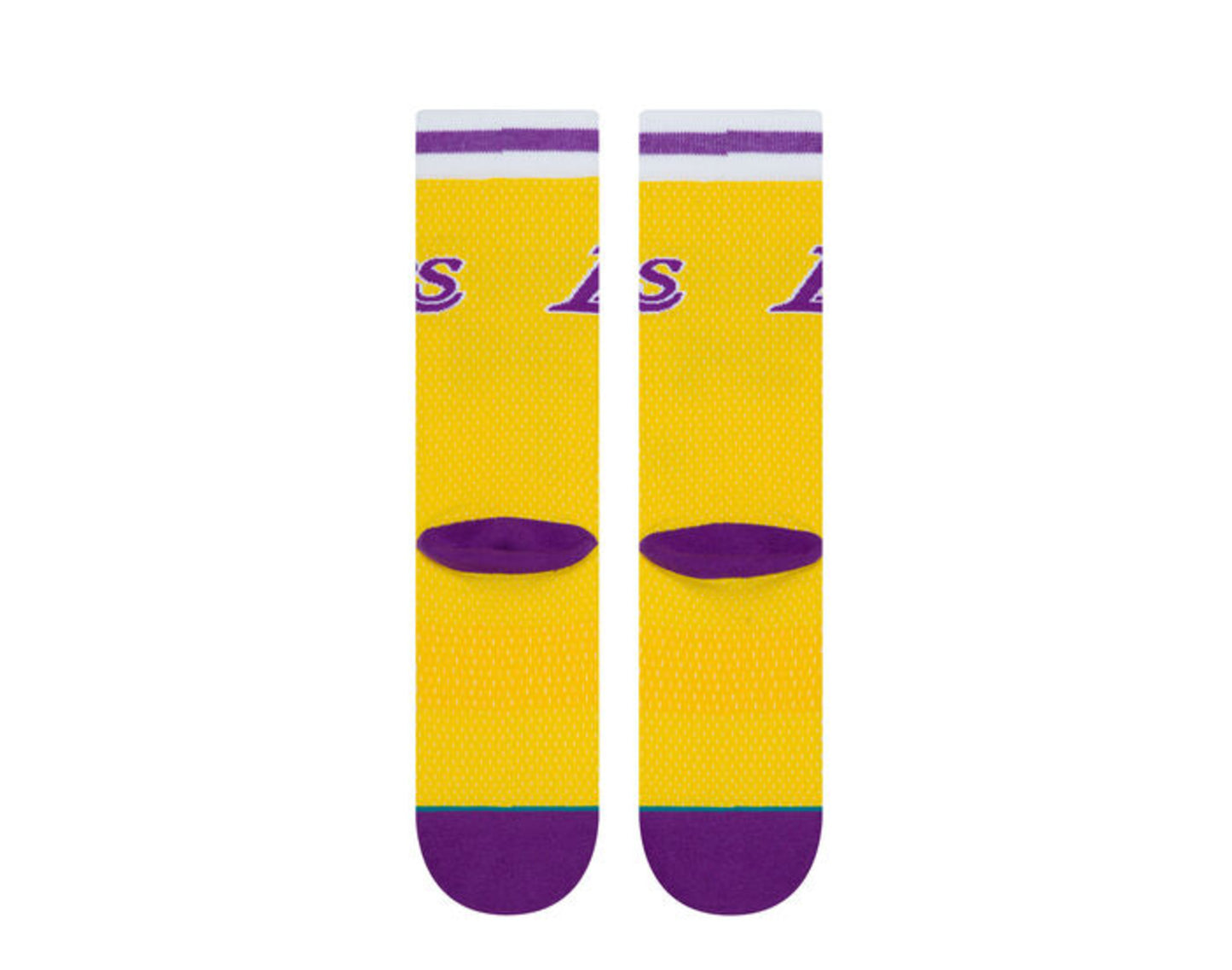 Stance Casual NBA Shaq HWC Jersey Yellow/Purple Crew Socks M545C19ONE-YEL