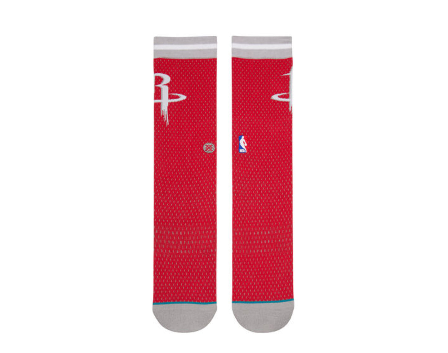 Stance Casual NBA Houston Rockets Jersey Red/Grey Crew Socks M545D17ROC-RED