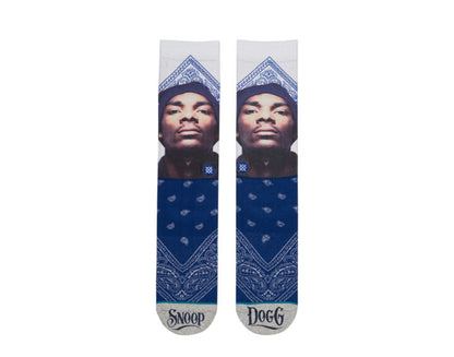 Stance Anthem Snoop Dogg Whats My Name Navy Crew Socks M545D17WHA-NVY