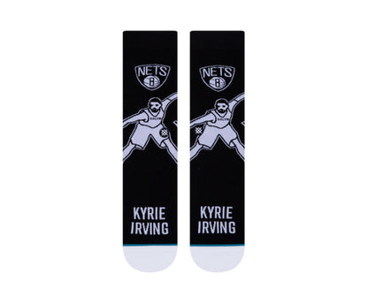 Stance Casual NBA Kyrie Stencil Black/White Crew Socks M545D19KYN-BLK